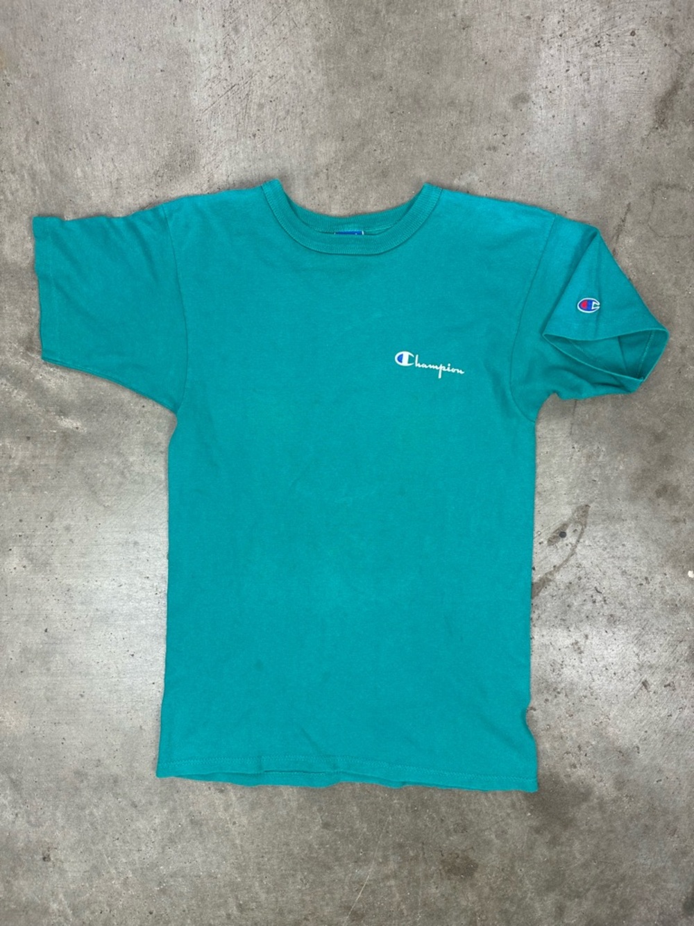 Vintage USA Champion Faded Teal T-Shirt
